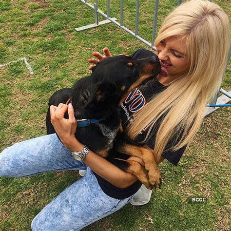 Miss World Australia Erin Holland's sunny day out