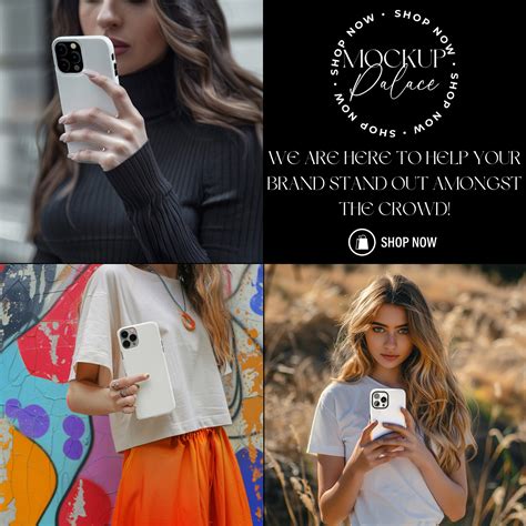 10 iPhone Mockup Bundle, Smart Object PSD, JPG, Phone Case Mockup ...