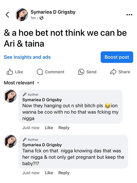 DOGG WITHHH A BLOGGGG | We ain’t no damn sister wives tf @symarieaaa | Instagram