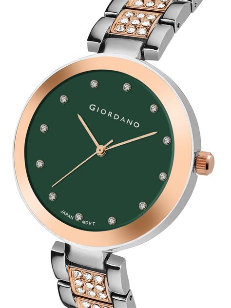 Giordano Eleganza Collection Analog Watch for Women with Crystal ...