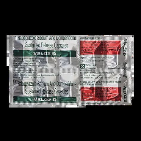 VELOZ D CAPSULE 10'S Price, Uses, Side Effects & Substitutes | Medkart