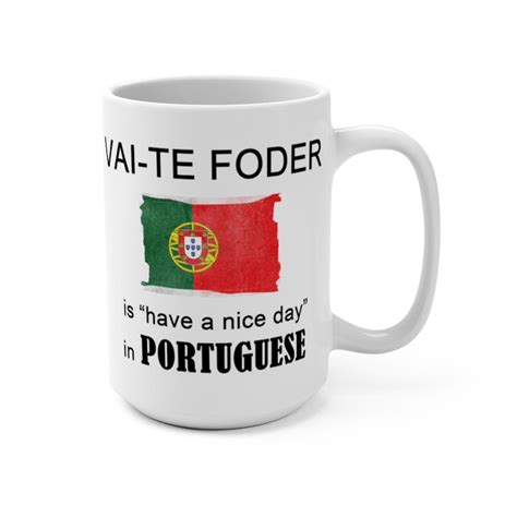 Funny Portuguese Swear Mug Swear Words Portugal Gifts Gifts - Etsy