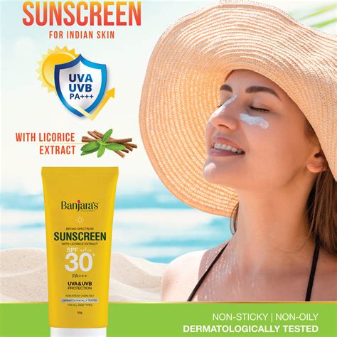 Banjara’s Sunscreen - SPF 30 - 50g – B E STORE