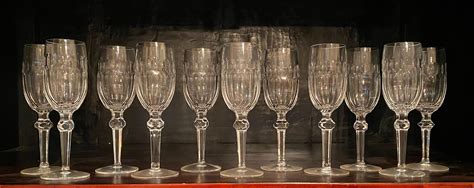 Lot - Eleven Waterford Crystal Curraghmore Champagne Flutes