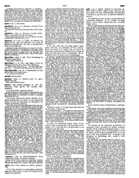 spērāre (Latin verb) - "to hope" - Allo Latin