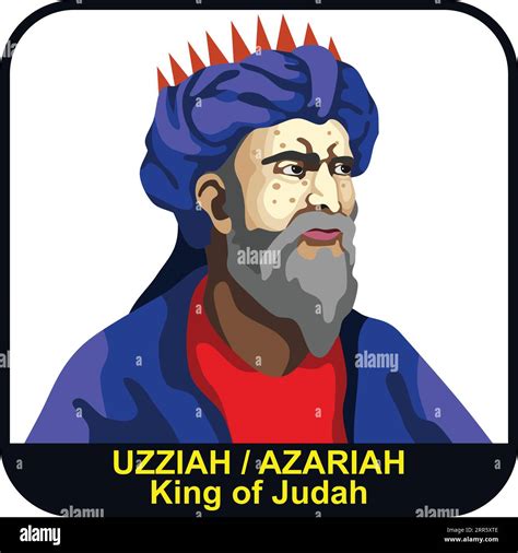 Uzziah or Azariah 10th Judah King Stock Vector Image & Art - Alamy