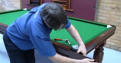 Image result for How to Recover a Pool Table Rails