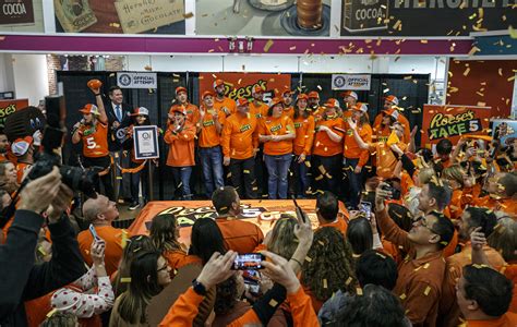 Reese's Take 5 sets world record for largest chocolate and nut bar ...