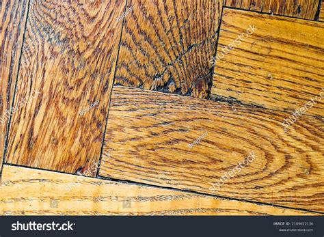 Antique Parquet Floor Natural Oak Tree Stock Photo 2109622136 ...
