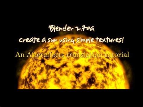 Image result for Blender Tutorial Making a Sun