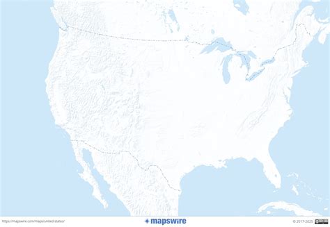 blank us map printable free