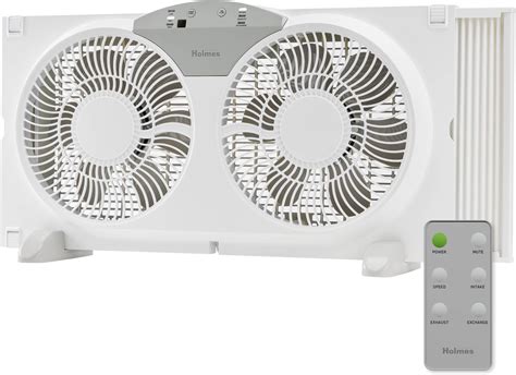Amazon.com: shinic Window Fan with Reversible Airflow Quiet, Twin 9 ...