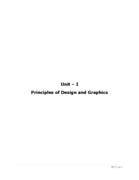 Unit 1: Principles of Design and Graphics Overview - Studocu