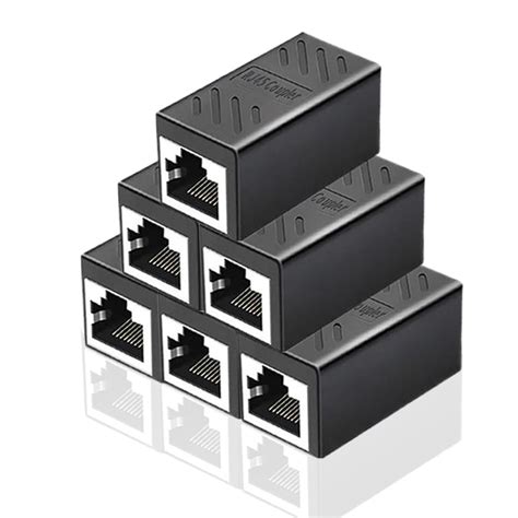 6Pack Ethernet Splitter 1000Mbps, Internet Splitter, Ethernet Connector ...