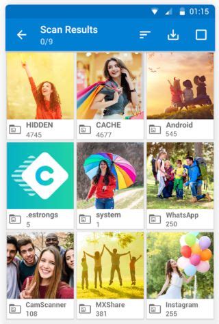System Recovery Android 的图像结果