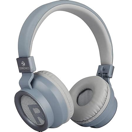 Leaf Bass Wireless Bluetooth Over Ear Headphones with Mic and 10 Hours ...