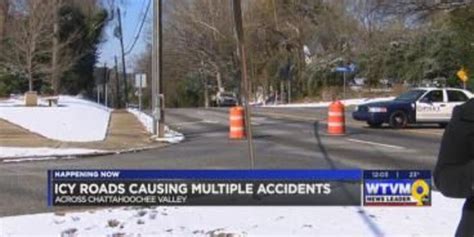 Snow turns into ice causing dangerous road conditions in the Valley