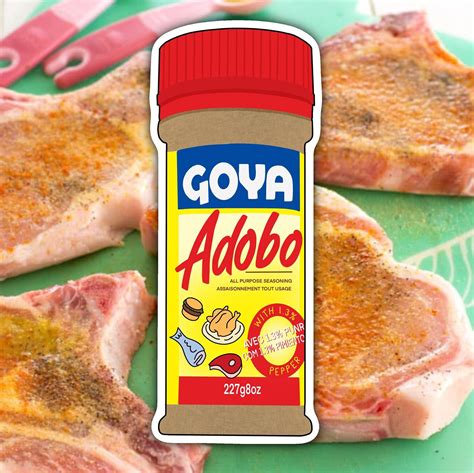 Goya Adobo Sticker Seasoning Sticker: Water Resistant Decal - Etsy