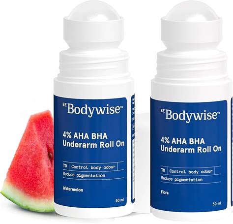 Be Bodywise 4% Aha Bha Underarm Roll On For Women, Pack Of 2 With ...