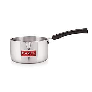 Buy HAZEL Aluminium Sauce Pan, 2350 ml, Silver. Online at Low Prices in ...