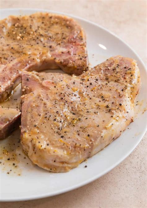 Lemon Pepper Pork Chops | Lemons & Zest