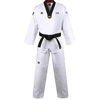 Buy MOOTO Korea Taekwondo BS4.5 Kukkiwon Uniform Black Neck Basic 4.5 ...