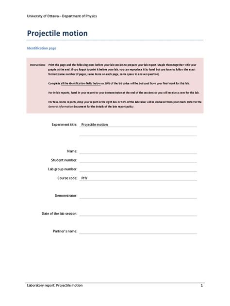 Image result for Projectile Motion Lab Experiment