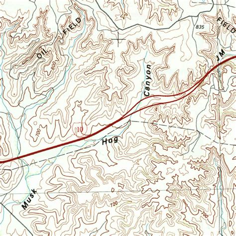 Ozona, TX (1985, 100000-Scale) Map by United States Geological Survey ...