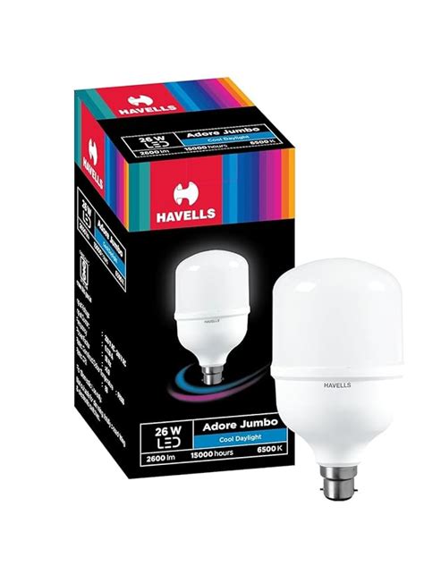 Buy Havells 26W high wattage Bulb | High CRI & High Efficiency | Energy ...