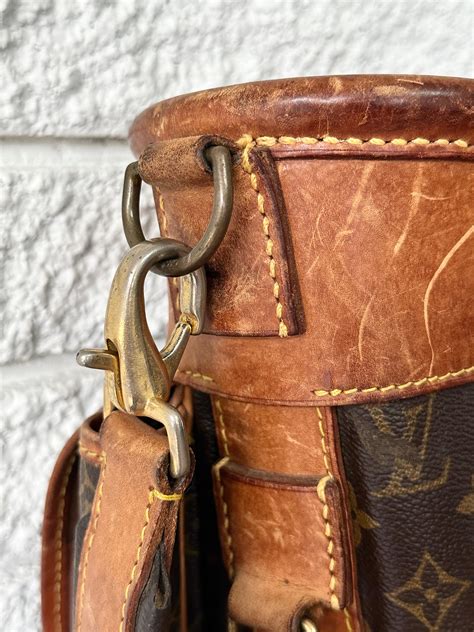 Vintage Louis Vuitton Monogram Canvas and Leather Golf Bag Caddy 1970s ...