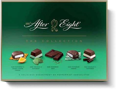 After Eight Collection Box: Mint Flavoured Dark Chocolate - A Perfect ...