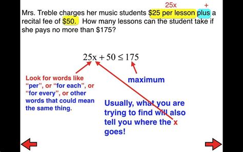 Image result for Two-Step Inequality Word Problems