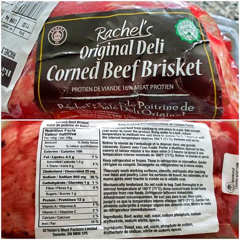 Corned Beef Calories 100G at Benjamin Macbain blog