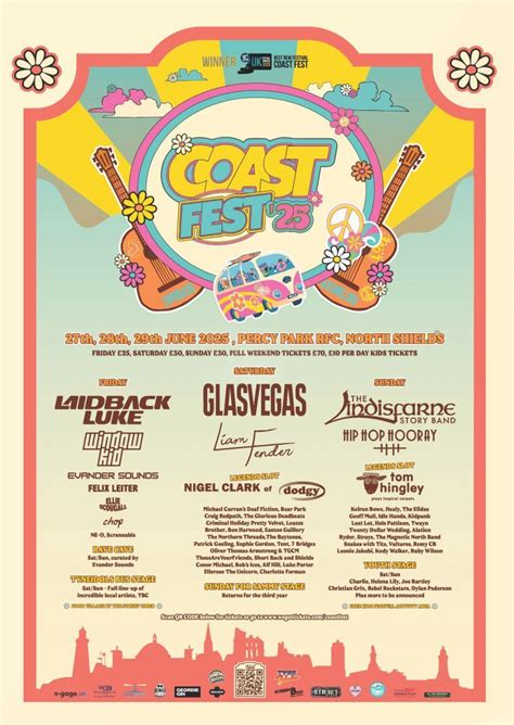 Coast Fest 2025 music festival North Shields , Percy Park RFC, North ...