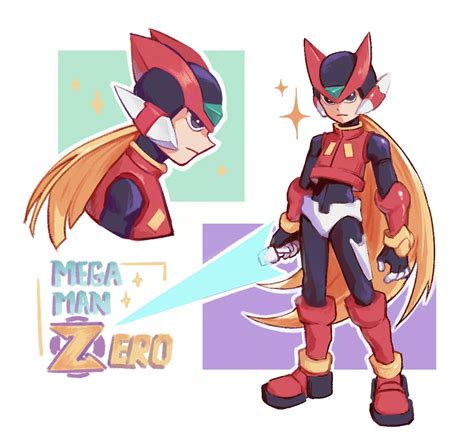 How To Draw Mega Man Zero