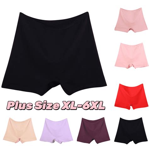 Odbmxy Boxers Plus Size Womens Panties Cotton Womens Plus Size ...