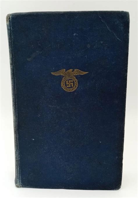 An Original 1939 German Adolph Hitler ‘mein Kampf’ Hard Back Book ...