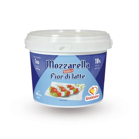 MOZZARELLA FIOR DI LATTE CERISE 5 G*200 | Établissements DRAP