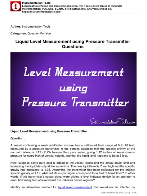 Image result for Level Measurement Methods