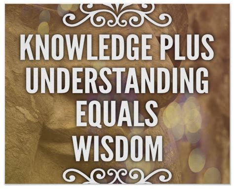Knowledge Plus Understanding Wisdom Poster | Zazzle.co.nz | Knowledge ...