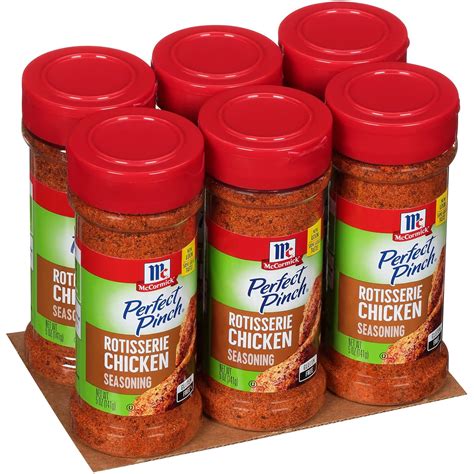 Amazon.com : McCormick Perfect Pinch Rotisserie Chicken Seasoning, 5 oz ...