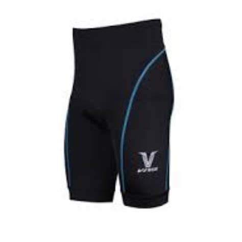 Viva CSP-002 Cycling Padded Shorts, Black/Blue | Performance Cycling S ...