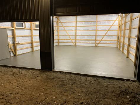 Pole Barn Shed Floor | Crown Concrete Inc