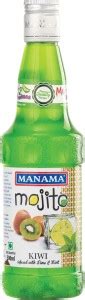 MANAMA Kiwi Mojito Syrup, Mixer for Mocktails and Cocktails 500ML Price ...