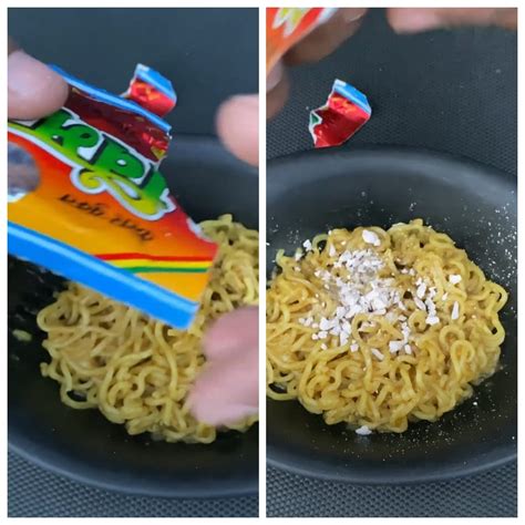 Eaten mixed with Vimal pan masala in Maggi जब Maggi में मिलाया विमल पान ...