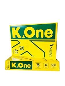 K One Printing Copier Paper | A4 Size | 75 GSM | 2000 Sheets | White ...