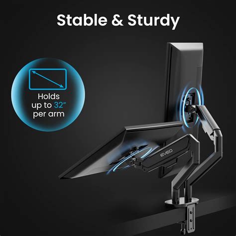 EVEO Premium Dual Monitor Stand 14-32” Dual India | Ubuy