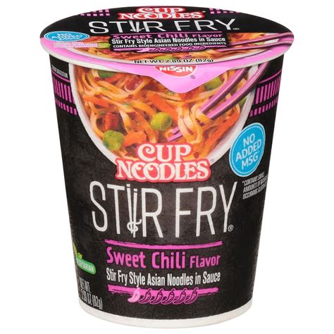 Low FODMAP? Nissin Foods Cup Noodles Stir Fry Ramen Noodles, Sweet ...