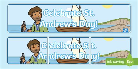 Celebrate St Andrew's Day! Display Banner (teacher made)
