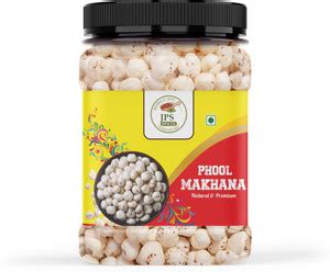 JPS SPICES Phool Makhana Raw || Regular Lotus Seed Pop || Fox Nut Price ...